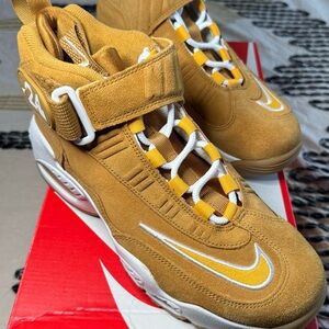 Nike Red and White Shoe Box with Branded Logo